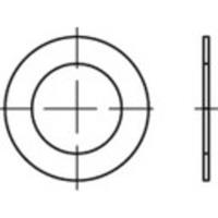 toolcraft 135582 Passchijven Binnendiameter: 42 mm DIN 988 Staal 100 stuks