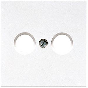 Jung LS 990 TV WW - Plate coaxial antenna socket outlet LS 990 TV WW