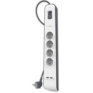 Belkin Surge Protector 4 Outlet 2 meter 2x usb