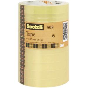 Scotch Klebefilm 508, transparent, 15 mm x 66 m