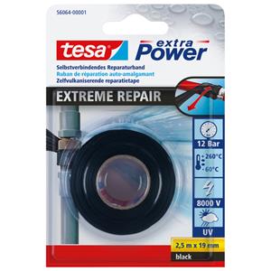 tesa extra power extreme repair 2,5mx19mm zwart