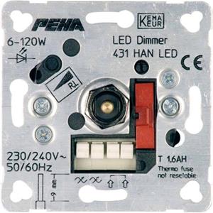 PEHA Dimmer LED UP D 431 HAN LED O.A. Dimmer 220-240 V~ 50-60 Hz