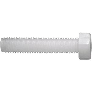 toolcraft Sechskantschrauben M4 25mm Außensechskant DIN 933 Kunststoff, Polyamid 10St.