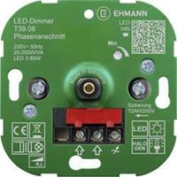 Ehmann 3900x0800 Unterputz Dimmer Geeignet für Leuchtmittel: LED-Lampe, Energiesparlampe, Halogenla Y630321