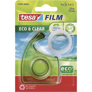 TESA 57969 tesafilm tesafilm Eco & Clear Transparent (L x B) 10m x 15mm 10m