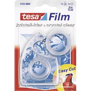 tesa Handabroller Easy Cut mit 1 Rolle film kristall-klar 10m:15mm