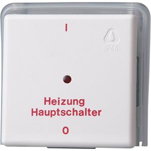 Kopp 627302086 Feuchtraum-Schalterprogramm Heizungs-Notschalter Arktis Weiß X52714