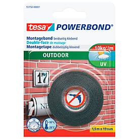 tesa 55750 55750 Montagetape tesa POWERBOND Zwart (l x b) 1.5 m x 19 mm 1.5 m