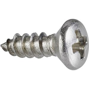 Plaatschroeven 2.9 mm 9.5 mm Kruiskop Philips DIN 7983 RVS 100 stuks