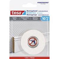 tesa Powerbond Montageband für Tapete/Putz, 19 mm x 1,5 m