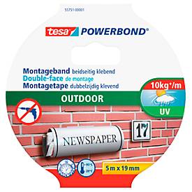 tesa 55751 55751 Montagetape tesa POWERBOND Zwart (l x b) 5 m x 19 mm 5 m