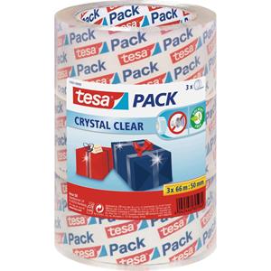 TESA Tesapack Pakband Transparant (l x b) 66 m x 50 mm Inhoud: 3 rollen
