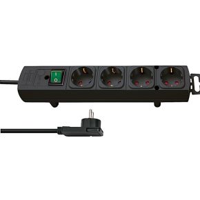 Brennenstuhl Std-Leiste 1153100100 Power Strip, x4 Schuko with Switch, 2m