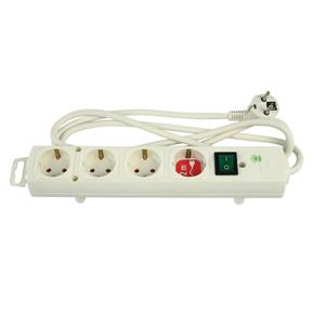 Brennenstuhl Std-Leiste 1153120100 Attachable Power Strip, x4 Schuko, 2m