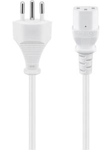 Pro Power supply cord Switzerland 2 m white