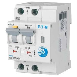 EATON 10 Brandschutzschalter 2p 230V B16A 0,03A A 3TE 187204