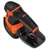 Black & Decker Mouse-Schleifer KA2000, Deltaschleifer, orange/schwarz, 120 Watt, mit Tasche u. 6-tlg. - BLACK & DECKER