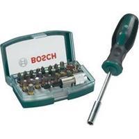 Bosch Promoline 2607017189 Bit-Set 33teilig Schlitz, Kreuzschlitz Phillips, Kreuzschlitz C90157