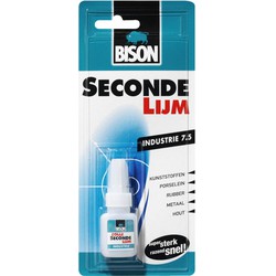 Bison Secondenlijm super industrie 7.5 gram