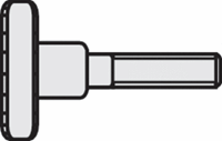 toolcraft Kartelschroeven M3 8 mm DIN 464 Staal verzinkt 10 stuks