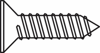 toolcraft HC2,9*16 D7982:A2K Senkblechschrauben 2.9mm 16mm Kreuzschlitz Phillips DIN 7982 Sta