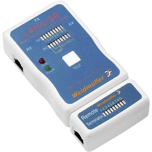 Weidmüller LAN USB TESTER Netzwerk-Kabelprüfgerät, Kabeltester Geeignet für LAN, USB