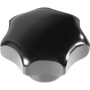 TOOLCRAFT Griff: Kunststoff schwarz  MS-Buchse 6336 10St.