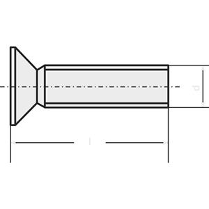 toolcraft M4*8 D965-4.8-A2K 194638 Verzonken schroeven M4 8 mm Kruiskop Phillips DIN 965 Staal Verzinkt 100 stuk(s)