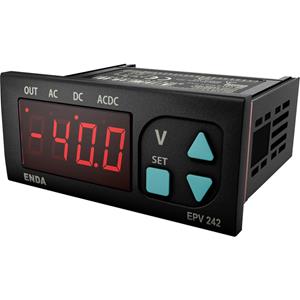 Enda EPV242-R-230 Programmierbares LED-Voltmeter EPV242-R-230 ±500 V/AC/DC Q51945