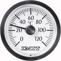 100848 Capillaire inbouwthermometer klein 0 tot +120 °C InbouwmatenØ38,5 mm