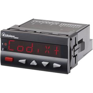 Kübler Vorwahlzähler Codix 560 DC, RS232, Einbaumaße 92 x 45 mm, 10 - 30 V/DC Q74894 - KUBLER