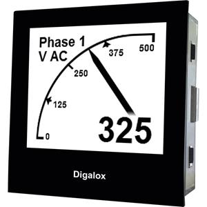 Tdeinstruments TDE Instruments Digalox DPM72AVP Grafisch DIN-meetapparaat voor volt en ampÃƒÂ¨re met USB-interface TDE Instruments Digalox DPM72AVP