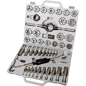 Schroefdraad reparatieset 45-delig Brüder Mannesmann 53245 metrisch M6, M8, M10, M12, M14, M16, M18, M20, M22, M24