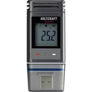 Voltcraft DL-210TH DL-210TH Temperatuur datalogger, Vocht datalogger Te meten grootheid Temperatuur, Vochtigheid -30 tot +60 °C 0 tot 100 % Hrel PDF-functie