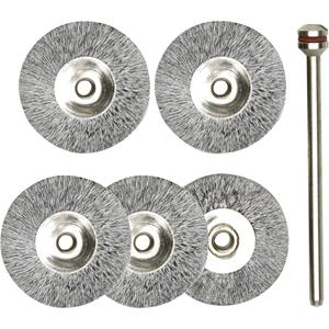 Proxxon Scheibenbürsten-Set 5tlg. Stahldraht 1 Set