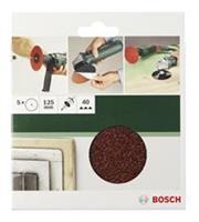Bosch 2609256B48 Schuurpapier voor schuurschijf Ongeperforeerd Korrelgrootte 40 (Ø) 125 mm 5 stuk(s)