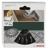 Bosch Schijfborstel voor haakse- en rechte schuurmachine - gevlochten draad, 115 mm 2609256512 1 stuk(s)