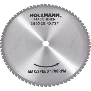 Holzmann Hartmetall Kreissägeblatt 355 x 25.4mm Zähneanzahl: 72 1St.