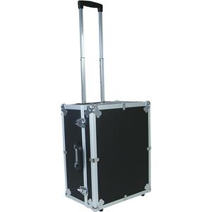 VISO Transportbox, gepolstert mit zwei Rollen und ausziehbarem Trolleygriff LxBxH 450 x 350 x 210 mm