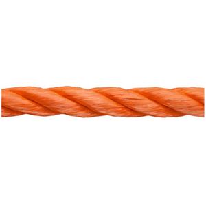 Polypropyleendraad gevlochten (Ø x l) 10 mm x 70 m dörner + helmer 190023 Oranje