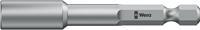 wera 869/4M Steckschlüssel-Maschinenaufnahme Antrieb 1/4  (6.3 mm) 65mm 1St.