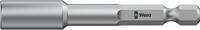 wera 869/4 Steckschlüssel-Maschinenaufnahme Antrieb 1/4  (6.3 mm) 65mm 1St.