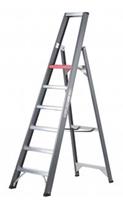 Altrex Alu-Stufenstehleiter, einseitig begehbar mit Ablageschale 6 Stufen, Arbeitshöhe 3400 mm