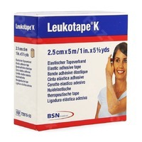 Leukotape K huidskleur 2,5cmx5m