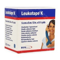 Leukotape K 5mx5.0cm Blauw