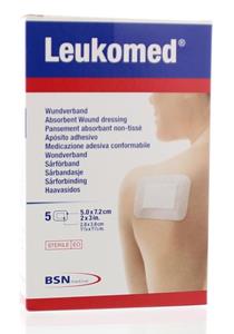 BSN medical Leukomed Sterile Pflaster 5x7,2 cm 5 Stück