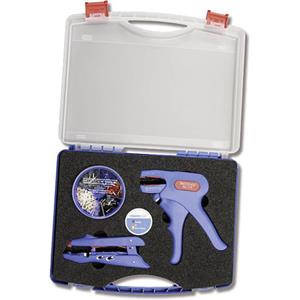 weicontools WEICON TOOLS 52880002 Krimpset 402-delig Adereindhulzen 0.5 tot 6 mm² Incl. striptang, Incl. assortiment adereindhulzen