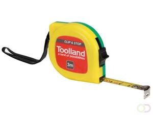 Velleman ROLBANDMAAT - MET CLIP EN STOP - 3 m - 13 mm