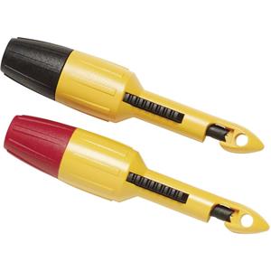 fluke TP82 Prüfspitzen-Set Buchse 2mm CAT I Rot, Schwarz