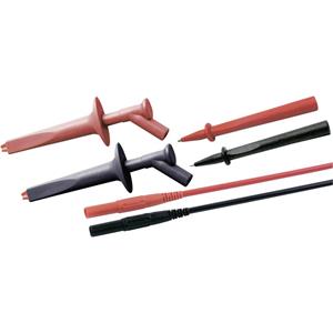 Stäubli 9410494500 Sicherheits-Messleitungs-Set [Lamellenstecker 4mm - Lamellenstecker 4 mm] 1.00m Q55924